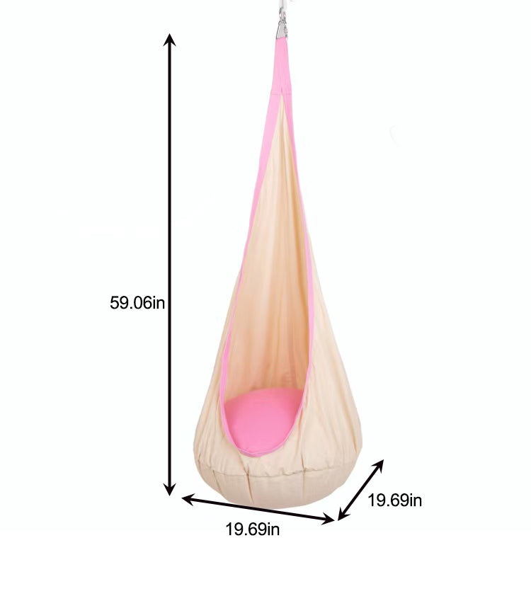 Pod Swing for Kids | Teardrop Hammock Swing for Avenlur Wall Climbers