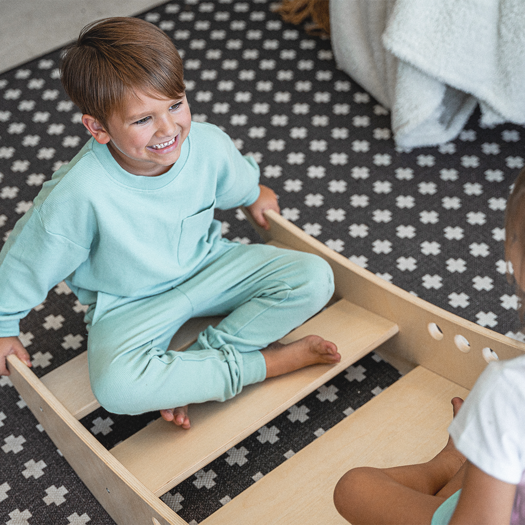 Rowan - 2-in-1 Rocking Boat & Climbing Bridge