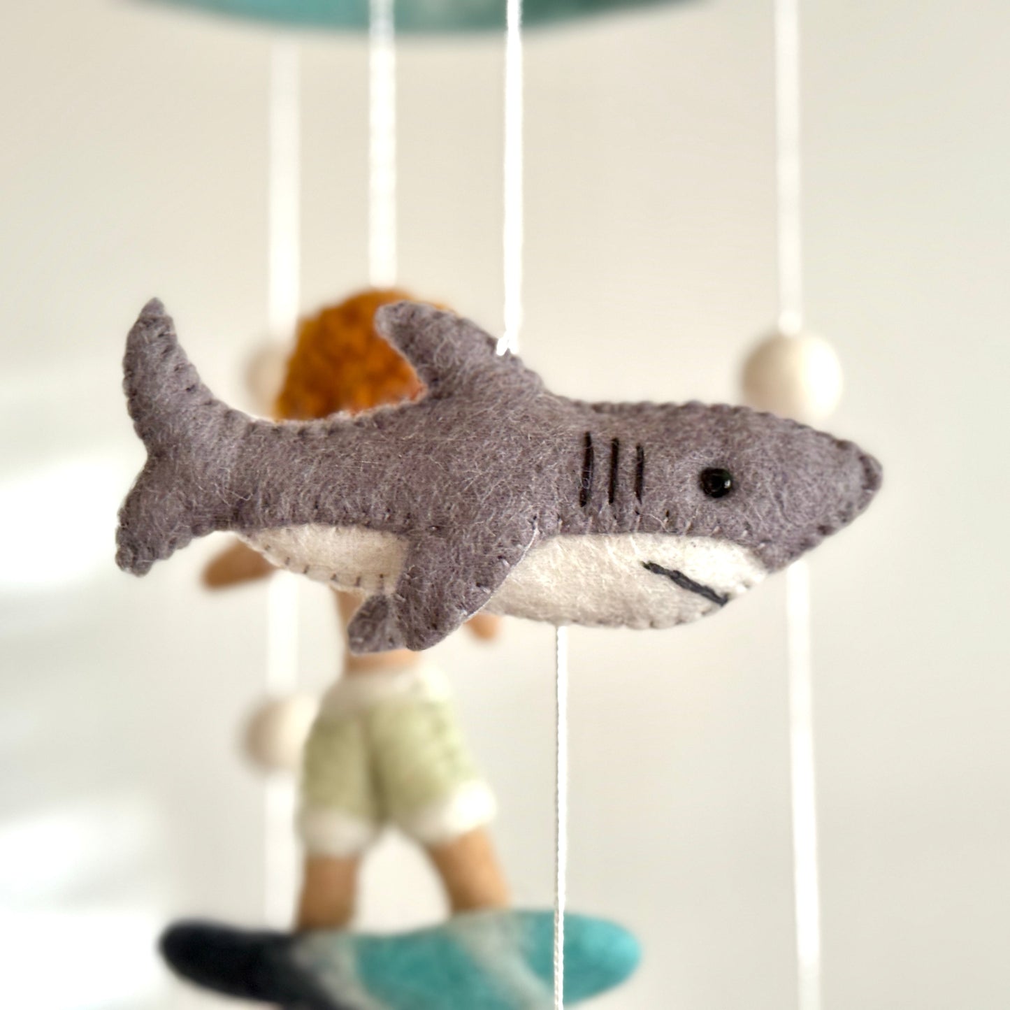Baby Mobile - Surfer Boy & Ocean Creatures