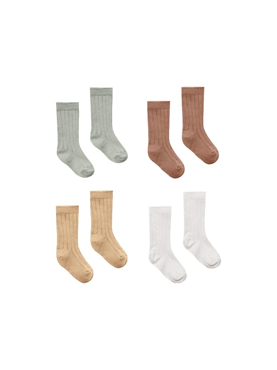 Quincy Mae Assorted 4 Pack Baby Socks