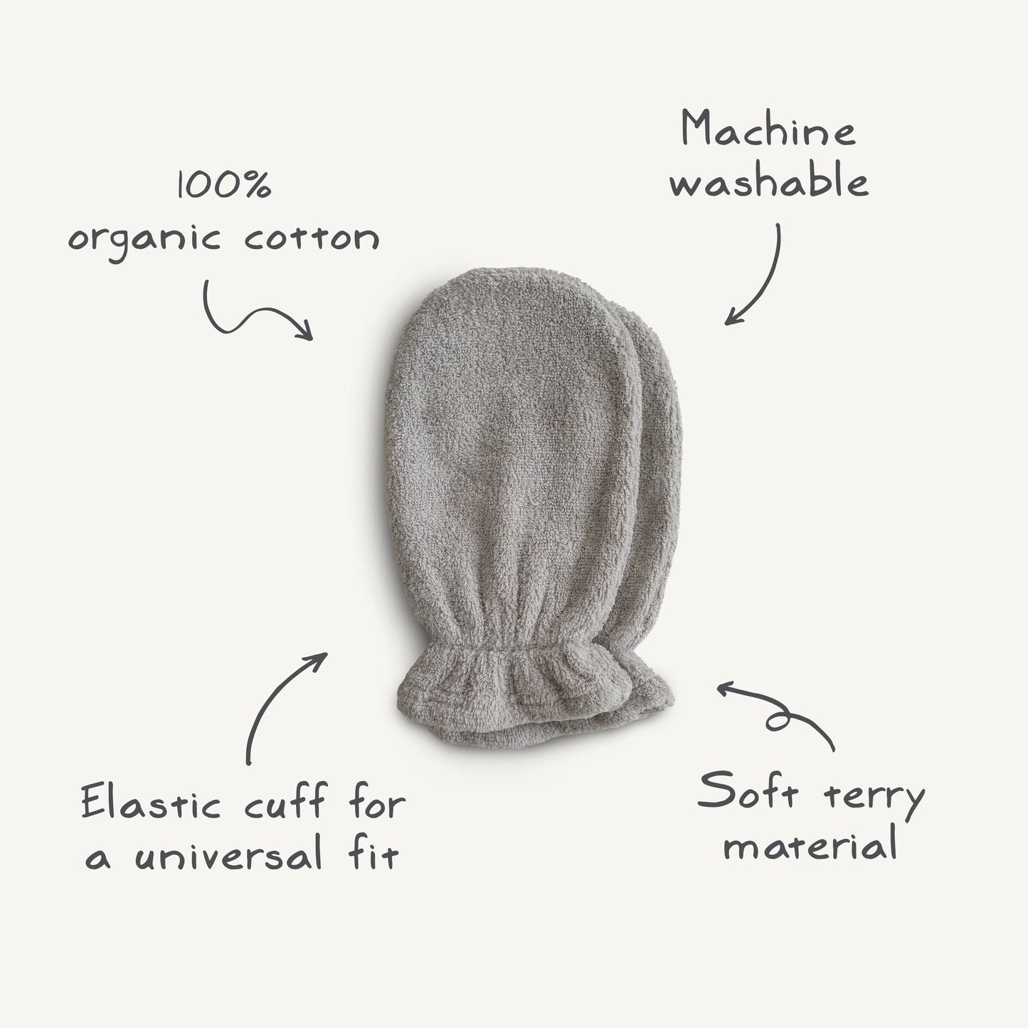 Organic Cotton Bath Mitt