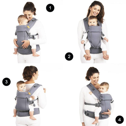 Beco Gemini Organic Baby Carrier, Metro Black