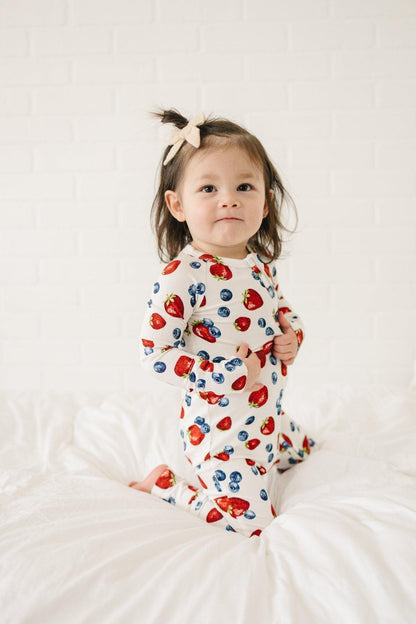 Berry Sweet Bamboo Zippy Romper *12-18 & 18-24m left