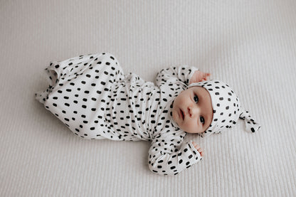 Polka Dot Newborn Hat