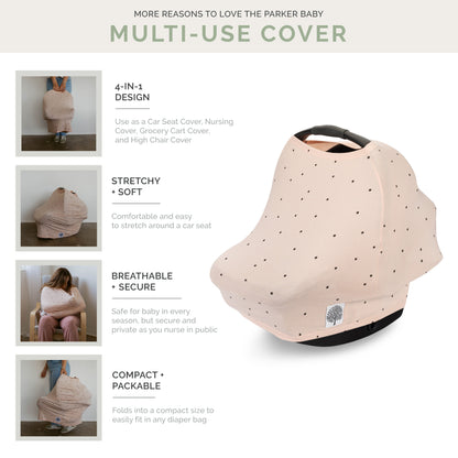 Multi-use Cover, Rosewood Stripe