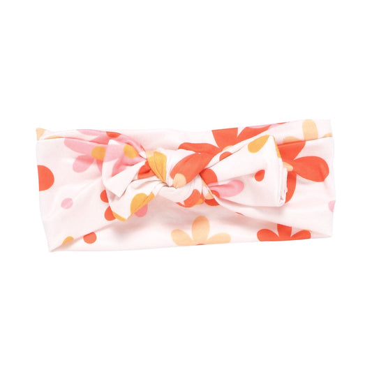 70s Groovy Knotted Newborn Headband Bow