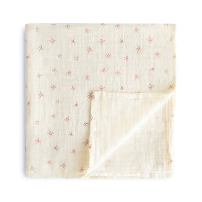 Organic Cotton Muslin Swaddle Blanket