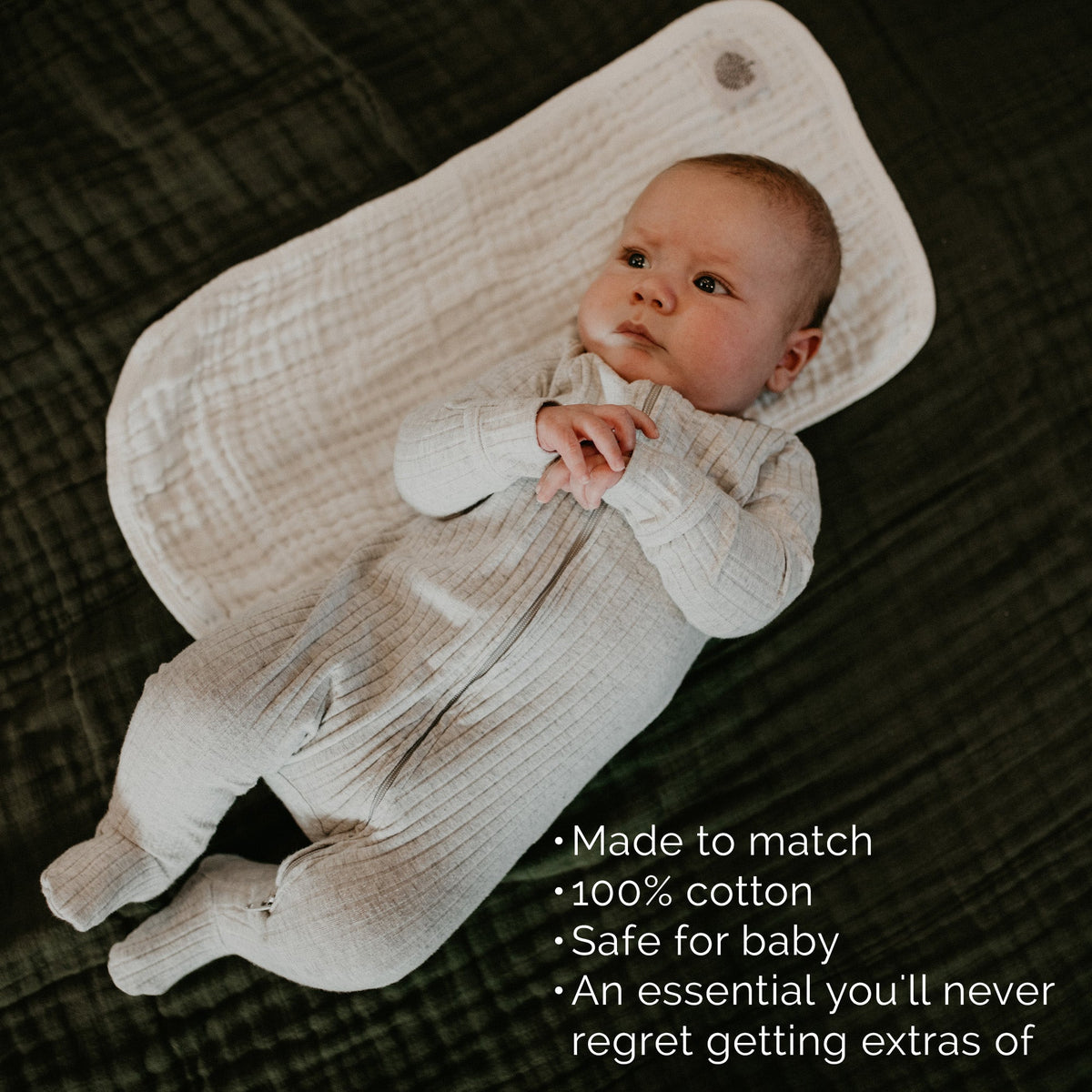 Cloud Set - Muslin Burp Cloths (4 Pack)