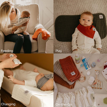Cloud Set - Muslin Burp Cloths (4 Pack)