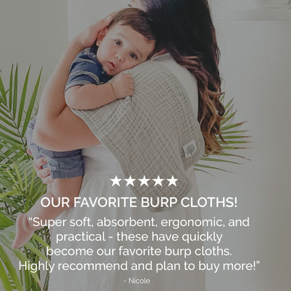 Cloud Set - Muslin Burp Cloths (4 Pack)