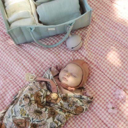 Organic Cotton Muslin Swaddle Blanket