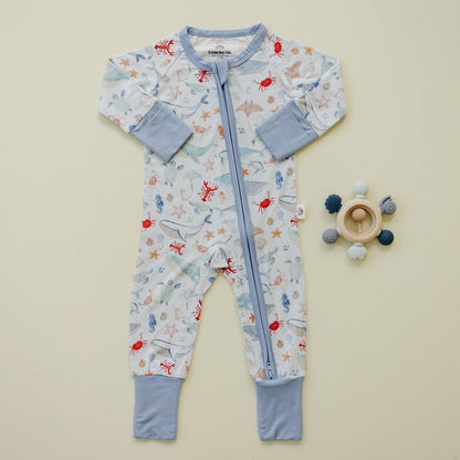 Coastal Cutie Modal Zippy Romper *12-18m left