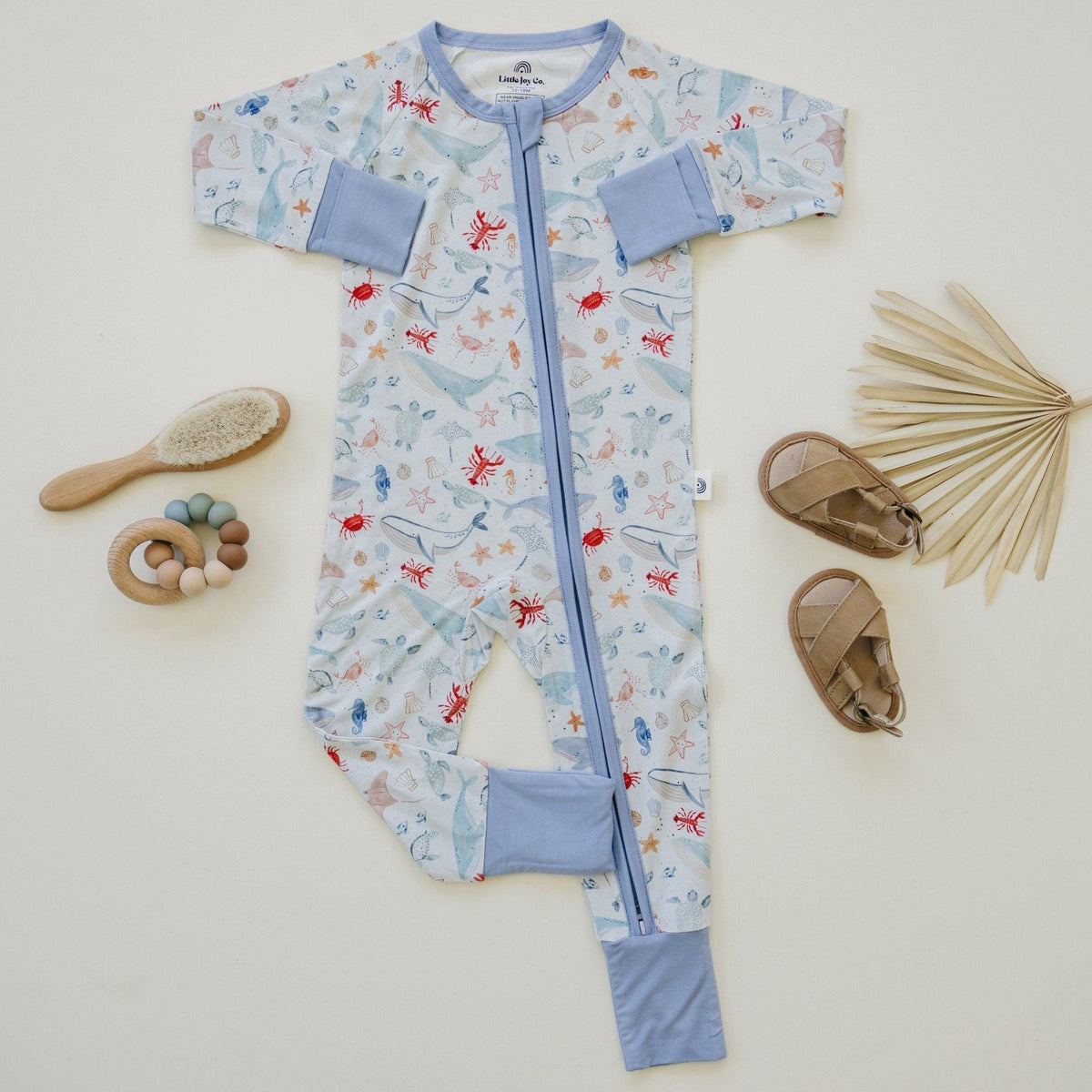 Coastal Cutie Modal Zippy Romper *12-18m left