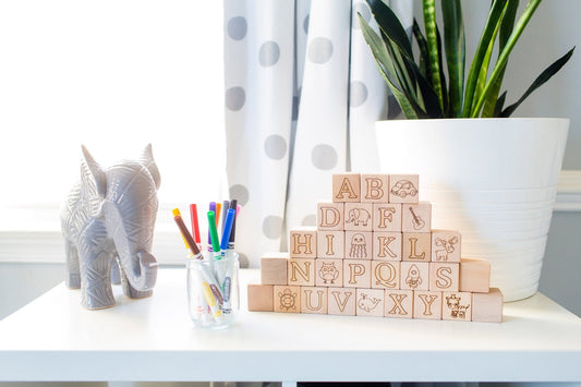 Maple ABC Block Set