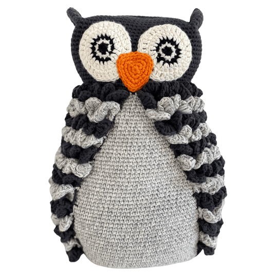 Barney the owl - grey