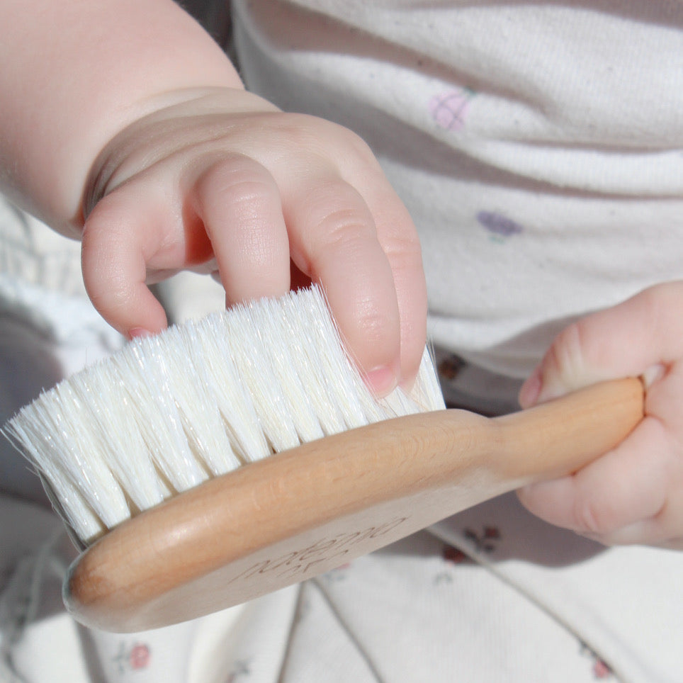 Natural Goat Hair Baby Brush