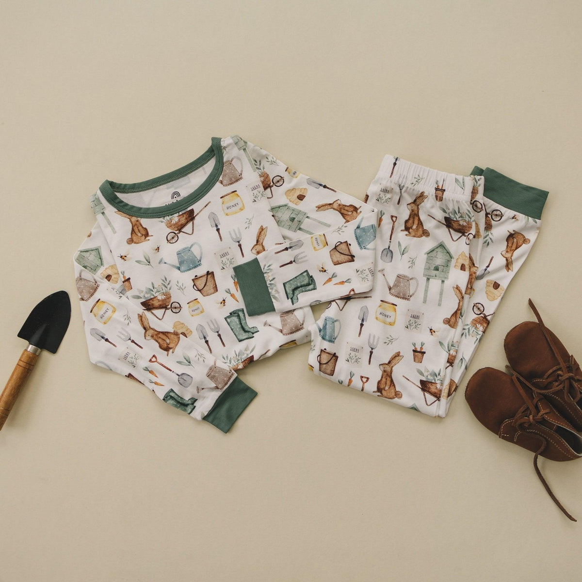 Cottontail Garden 2pc Bamboo Pajamas
