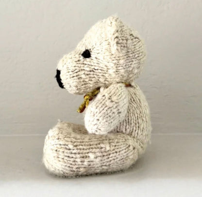 Wool Knit Buddy  | Vee the Cream Bear