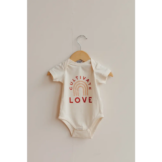 Cultivate Love Organic Cotton Baby Bodysuit