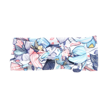 Flower Bloom Knotted Headband Bow