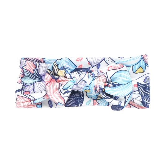 Flower Bloom Knotted Headband Bow