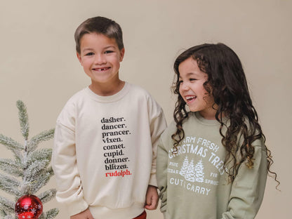 Farm Fresh Christmas Trees Crewneck Sweatshirt