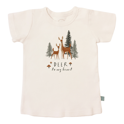 graphic tee | deer to my heart