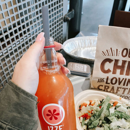 Extra-Long Reusable Silicone Straws, 4pk and 12pk