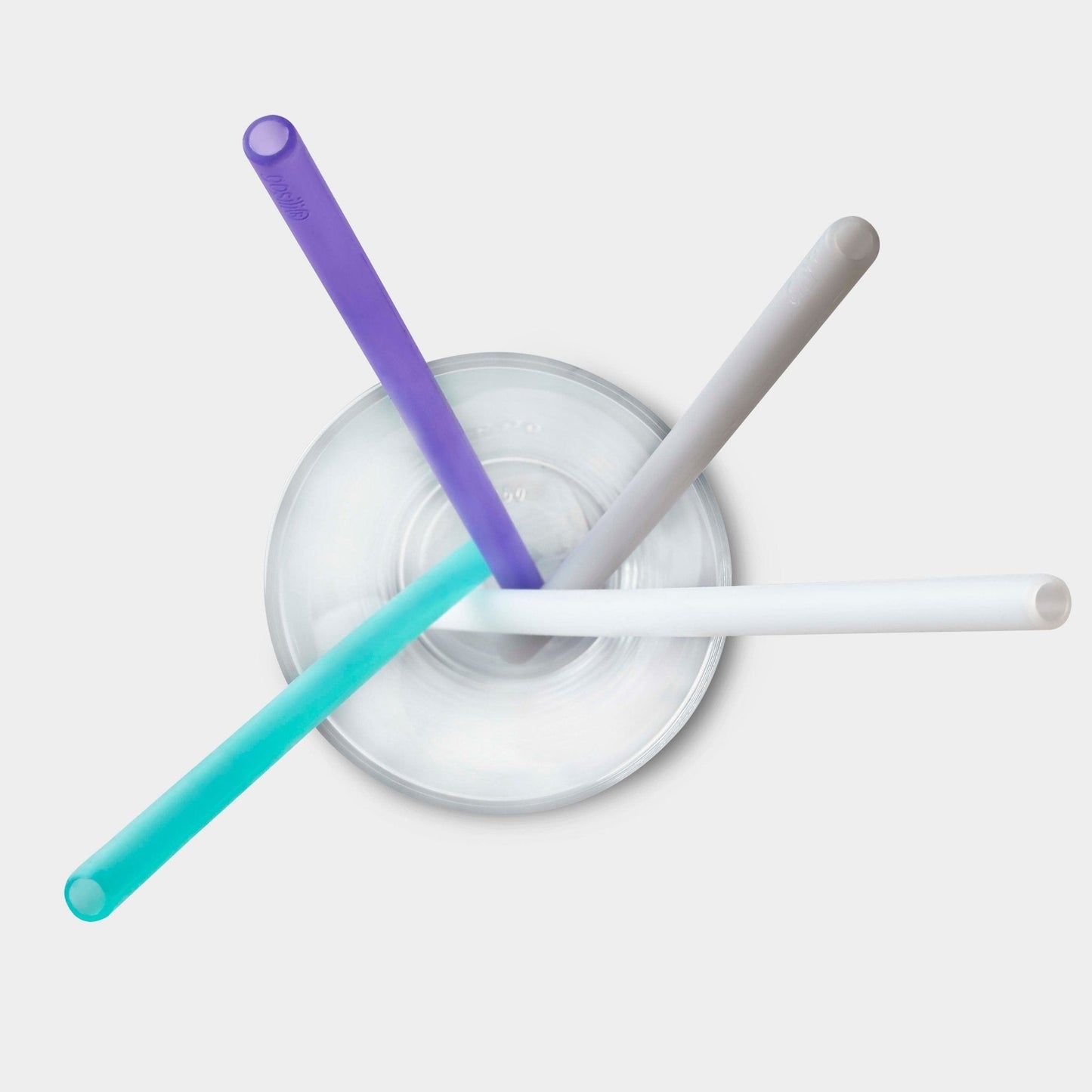 Extra-Long Reusable Silicone Straws, 4pk and 12pk