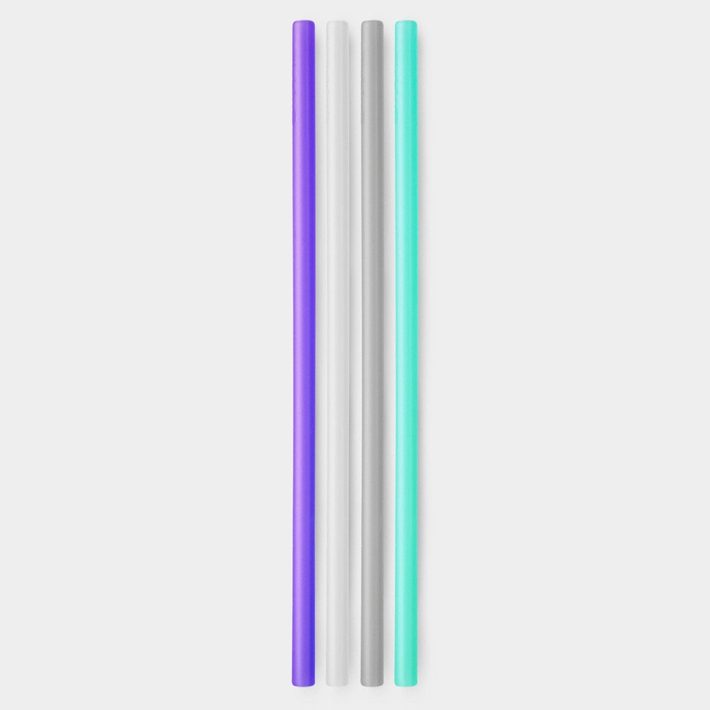 Extra-Long Reusable Silicone Straws, 4pk and 12pk