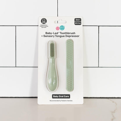 Baby-Led™ Toothbrush + Tongue Depressor