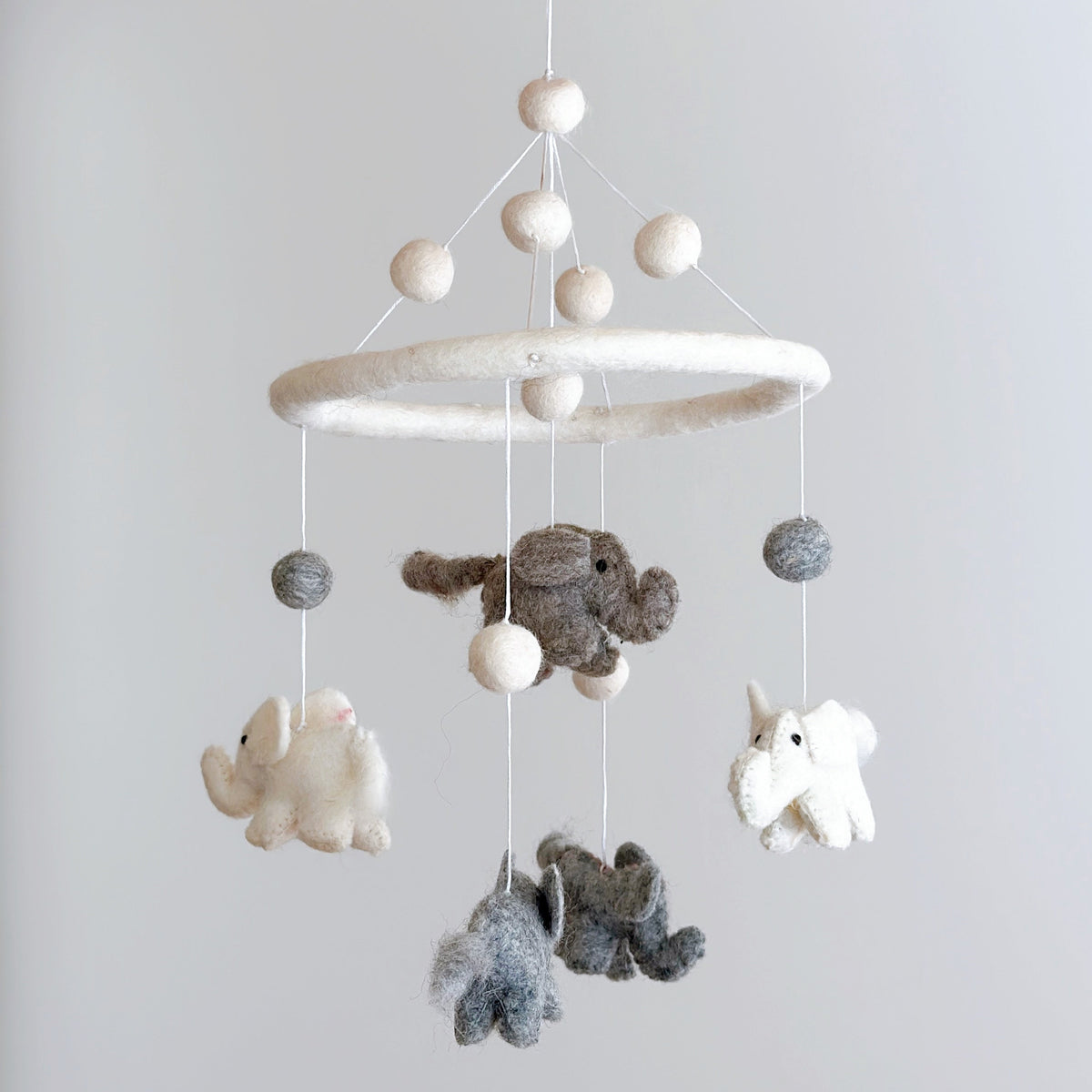 Mini Elephant Baby Mobile