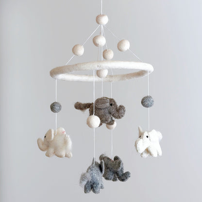 Mini Elephant Baby Mobile