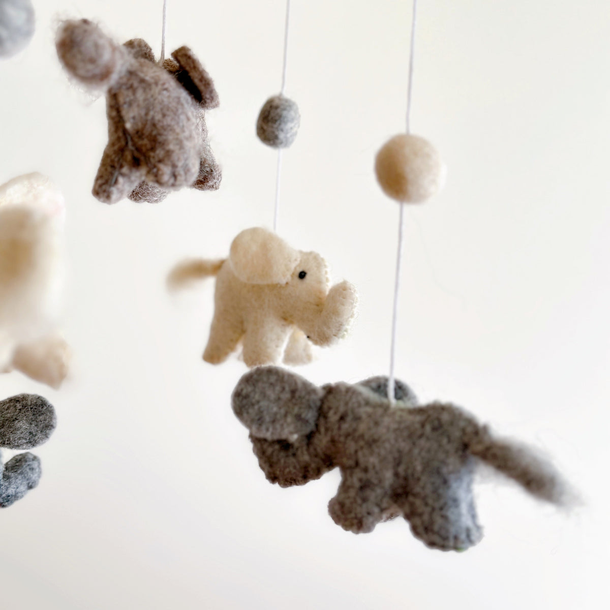 Mini Elephant Baby Mobile