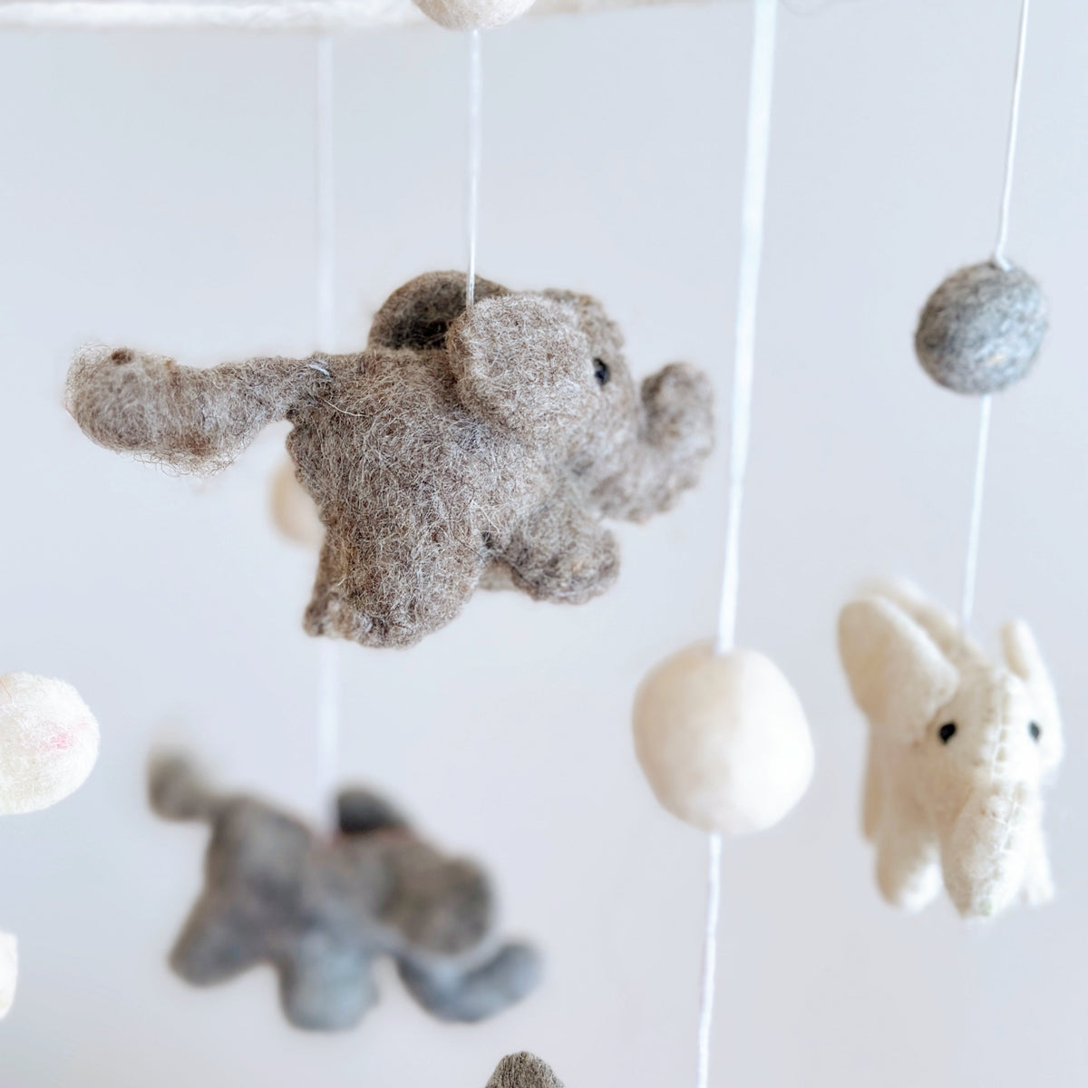 Mini Elephant Baby Mobile