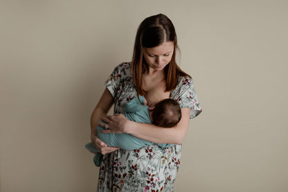 Floral Mommy Labor and Delivery Nursing Hospital Gown