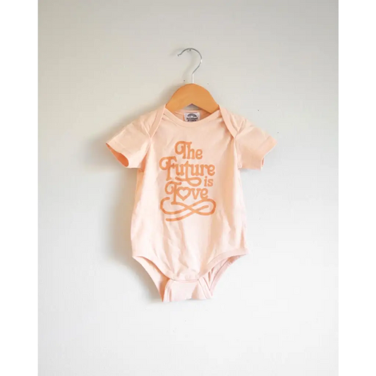 Future is Love Organic Cotton Baby Onesie