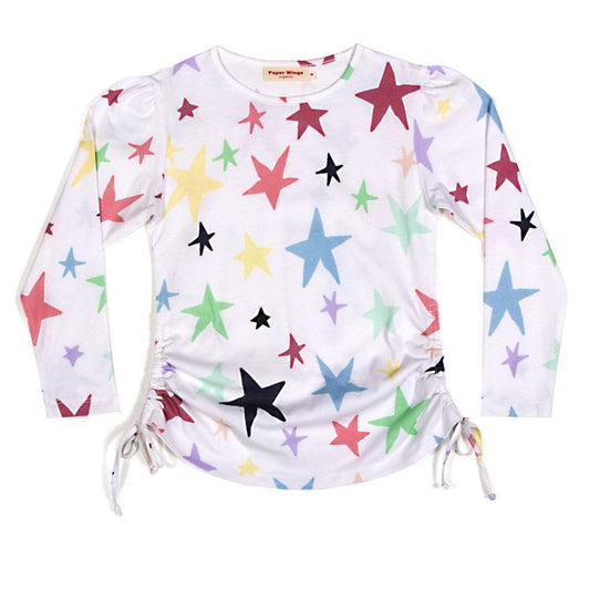 Big Stars Drawstring Long Sleeve T-Shirt