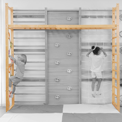 Monkey Bar Attachment – For 79 Inch MODULAR Walnut Swedish Ladder