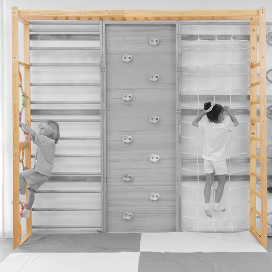 Monkey Bar Attachment – For 79 Inch MODULAR Walnut Swedish Ladder