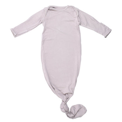 Harbor Mist Neutral Knotted Newborn Baby Gown