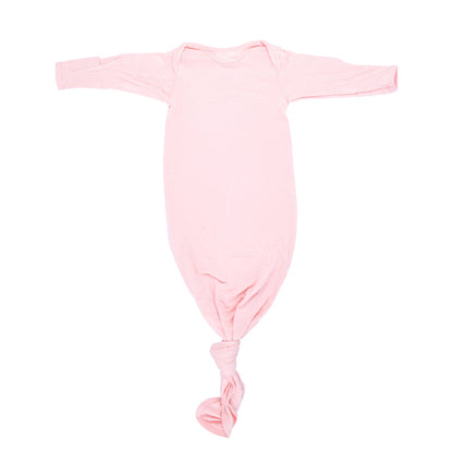 Heavenly Pink Newborn Knotted Baby Gown