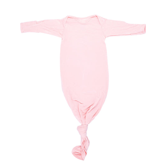 Heavenly Pink Newborn Knotted Baby Gown
