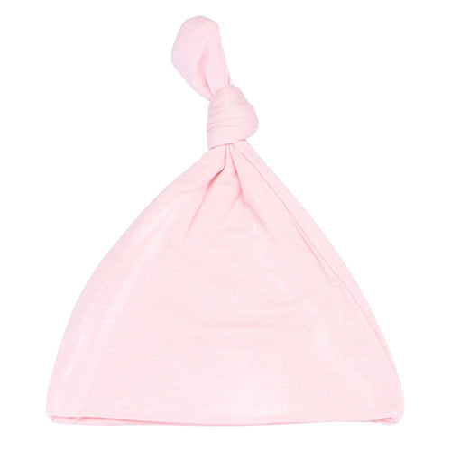 Heavenly Pink Knotted Hat