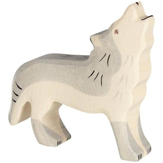 Wooden Animal, Howling Wolf