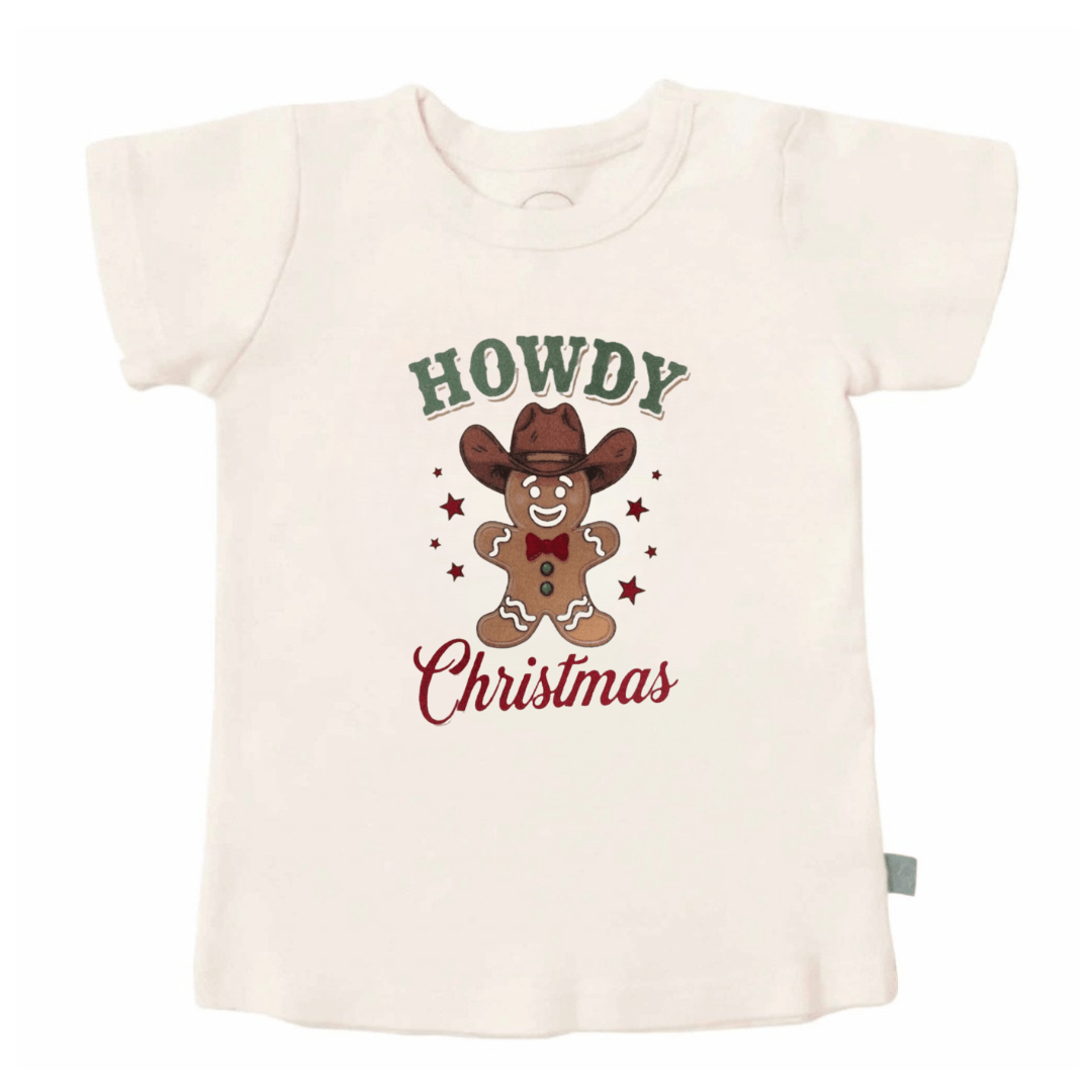 graphic tee | howdy gingerbread christmas