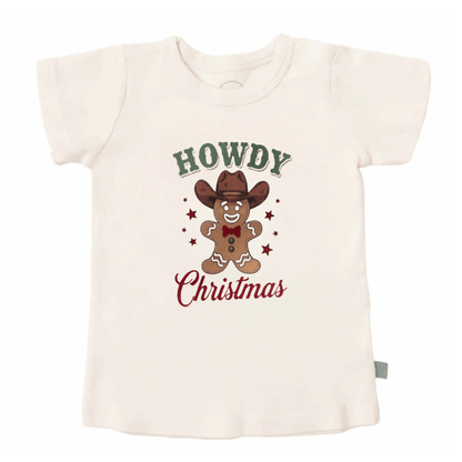 graphic tee | howdy gingerbread christmas