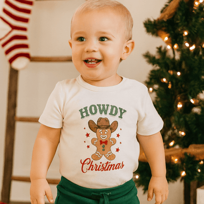 graphic tee | howdy gingerbread christmas