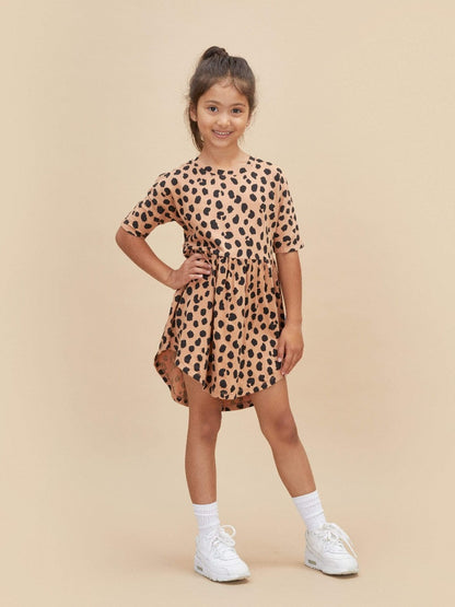 Leopard Print Animal Swirl Dress