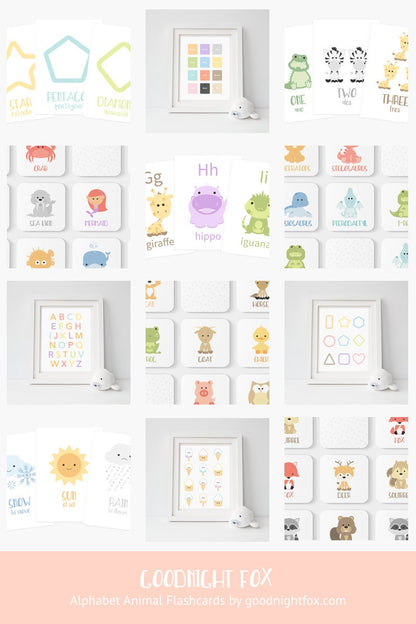 Animal Alphabet Flashcards